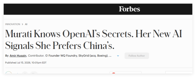 美国Inkling模型借鉴中国AI技术