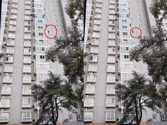 女生考试失利高空抛物近半小时