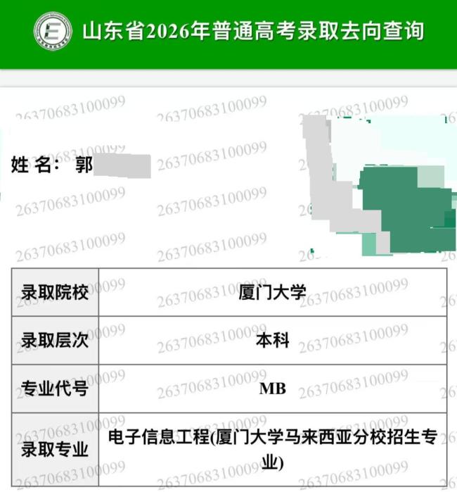 644分考生报志愿没看清本部和分校 东644分考生被厦大马来西亚分校录取