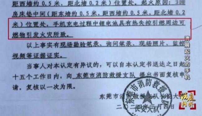 女子手机起火致烧伤法院判赔63万 销售商担主责