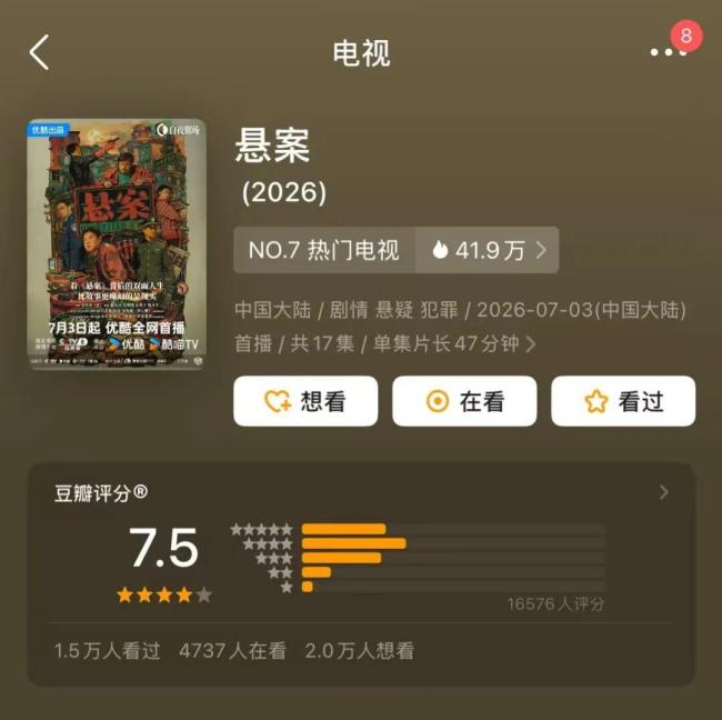 暑期档剧集开分 《这一秒过火》垫底 口碑集体下滑