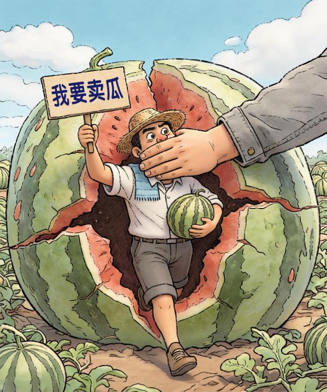西瓜滞销岂能把求助当舆情