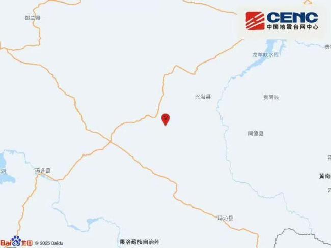 青海兴海连发强震 兰州西宁有震感
