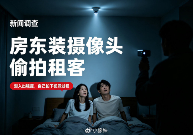 房东潜入出租屋装摄像头偷拍情侣