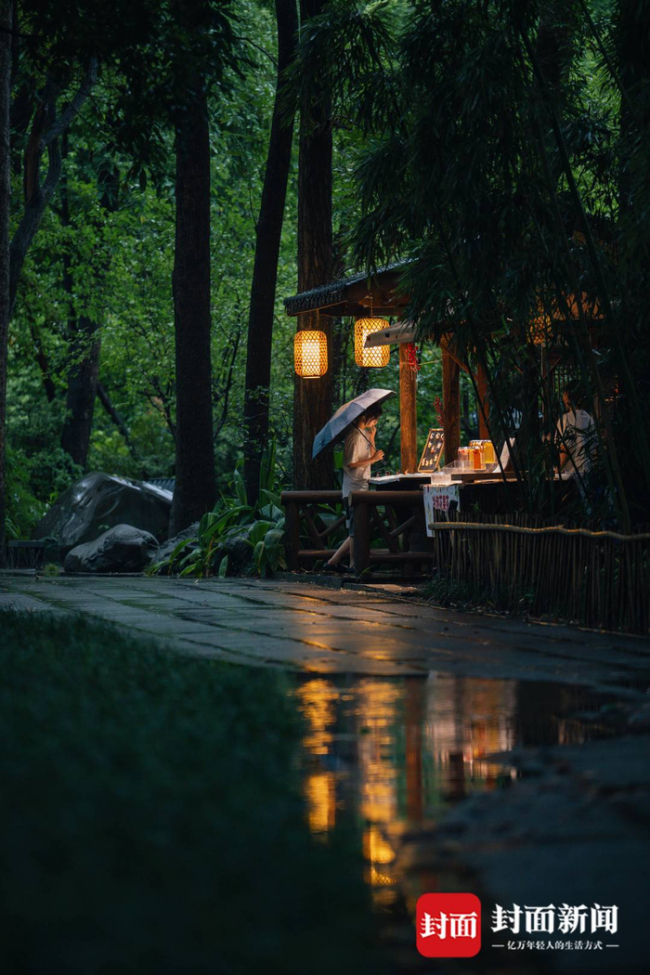 雨中成都享清凉