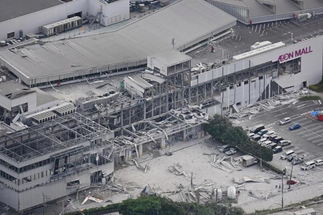 日本熊本强震致13死 航拍画面曝光