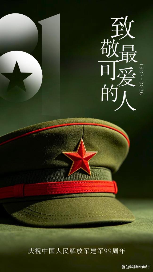 八一建军节之际致敬中国军人 初心不改护国泰民安