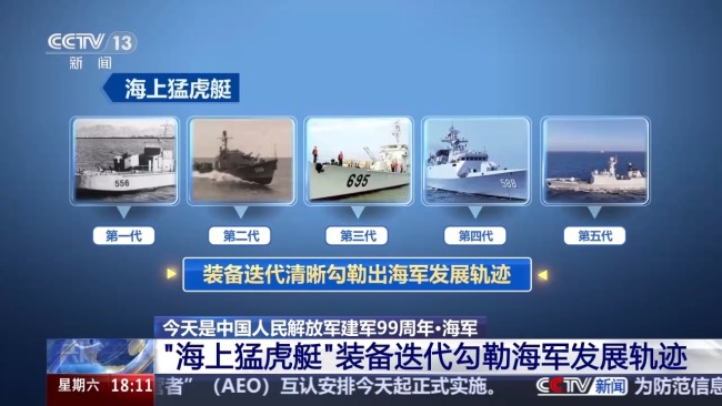 探访第五代“海上猛虎艇”红河舰 实战演练提升战力