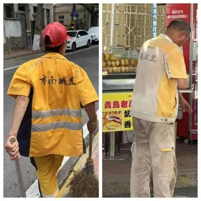 高温下“制服蒸笼”困住环卫工 酷暑中的坚守与困境