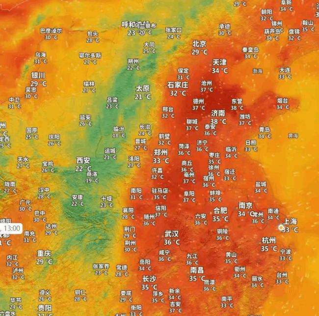 全国都在晒高温为何山西这么凉快