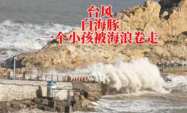 男孩被海浪卷走 疑似一家人翻越隔离 台风天冒险酿悲剧