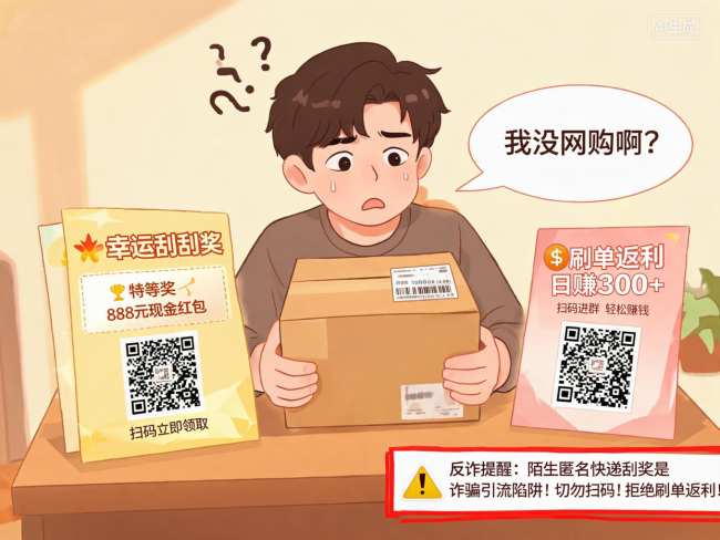 当心！拆开一个陌生快递，女子三天没了45万！