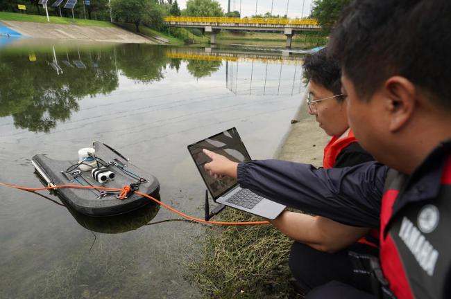 北京朝阳水务局用科技手段测水位流量 精准数据助防汛决策