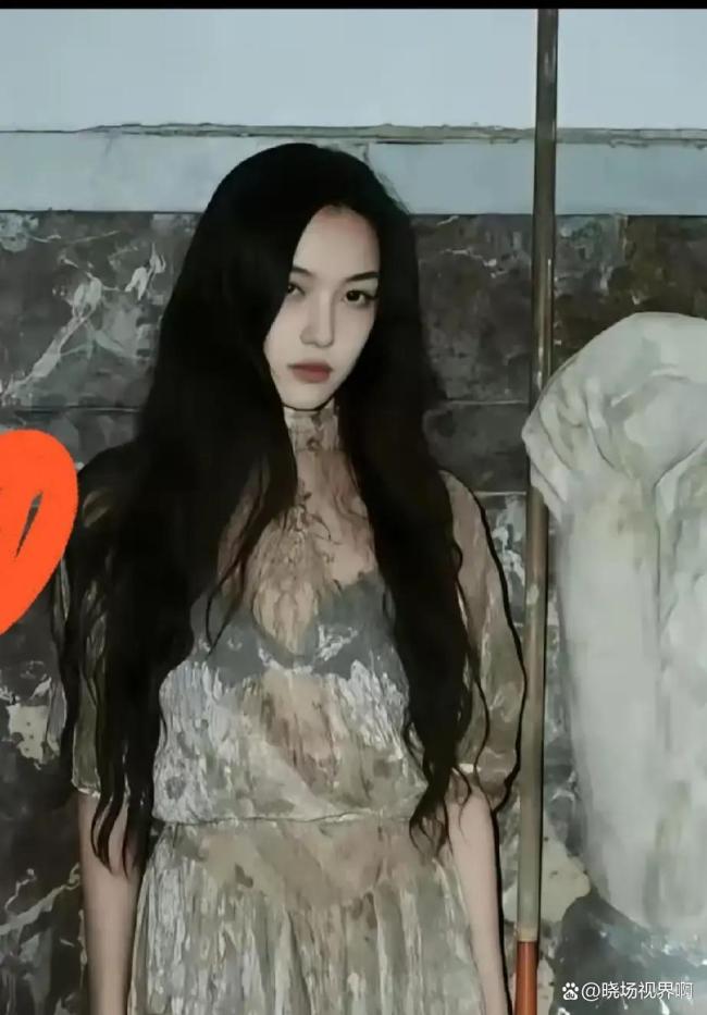 李嫣6岁举办了人生第一场画展
