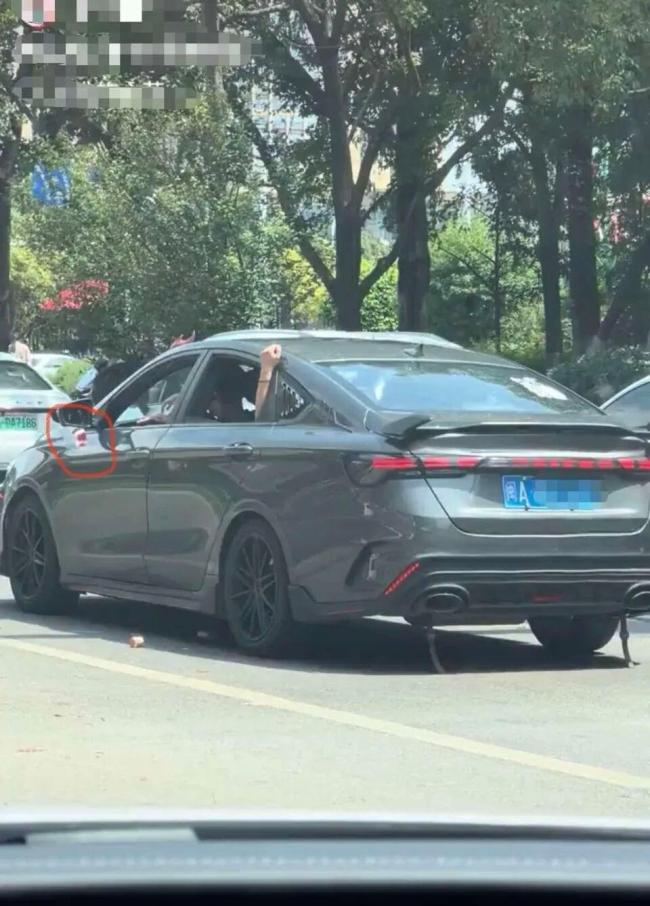 警方回应轿车行驶中抛撒垃圾