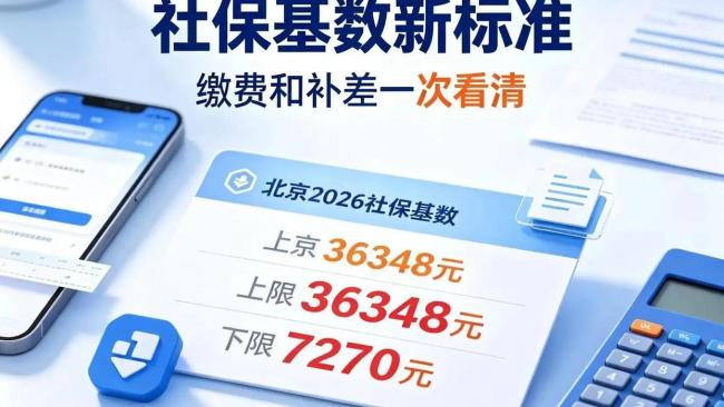 北京社保：基数补差9月自动算