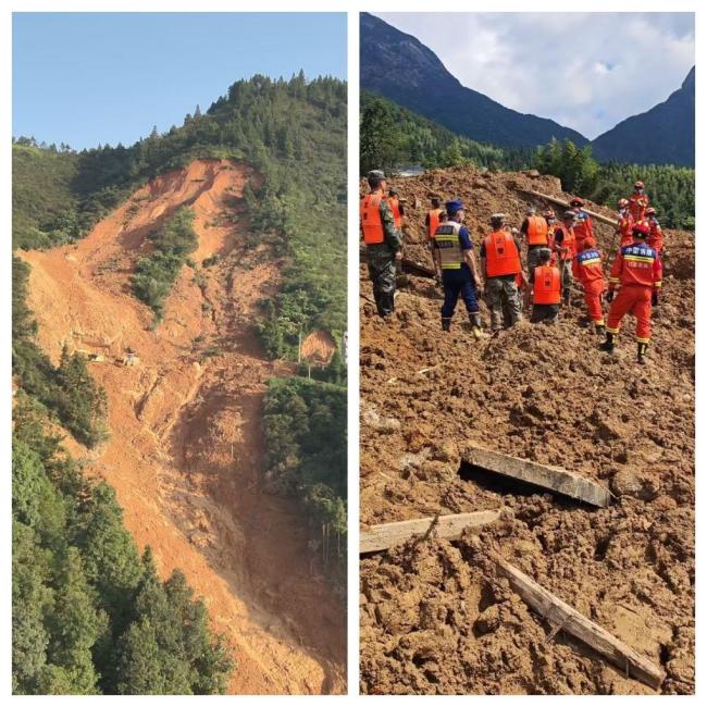 江西遂川地质灾害致16人遇难 救援难度加大