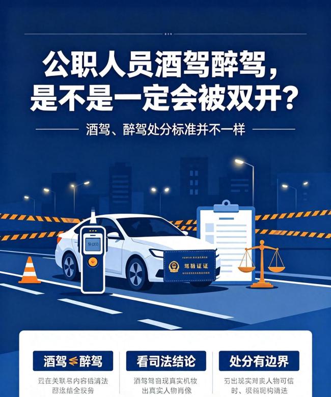 国企职工醉驾获刑被“双开”