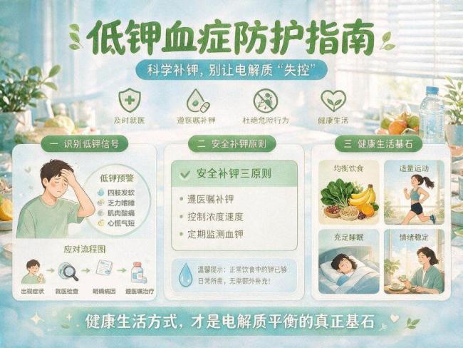 吃播博主一直在吃为何却因缺钾殒命