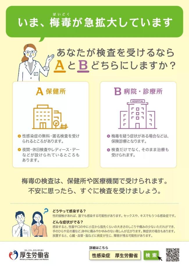 日本为何会出现梅毒疫情 药物短缺与社会因素交织