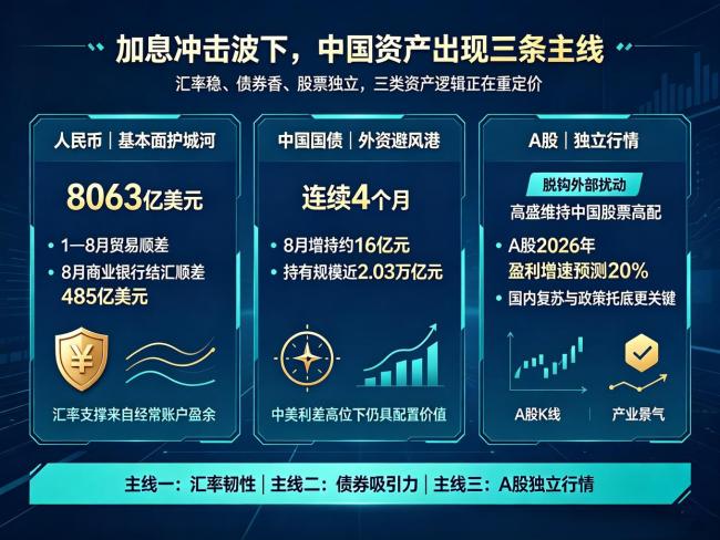 博主称全球加息潮给中国带来订单资金 外资持续流入中国市场
