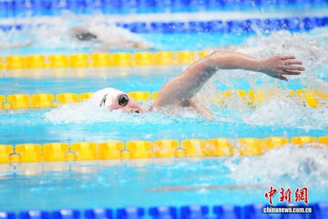 亚运女子1500米自由泳李冰洁卫冕 再创佳绩夺金