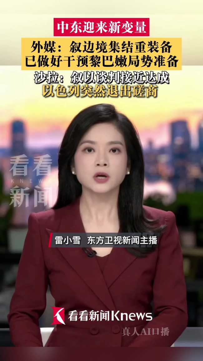 外媒：叙已做好干预黎巴嫩局势准备 中东局势新变局