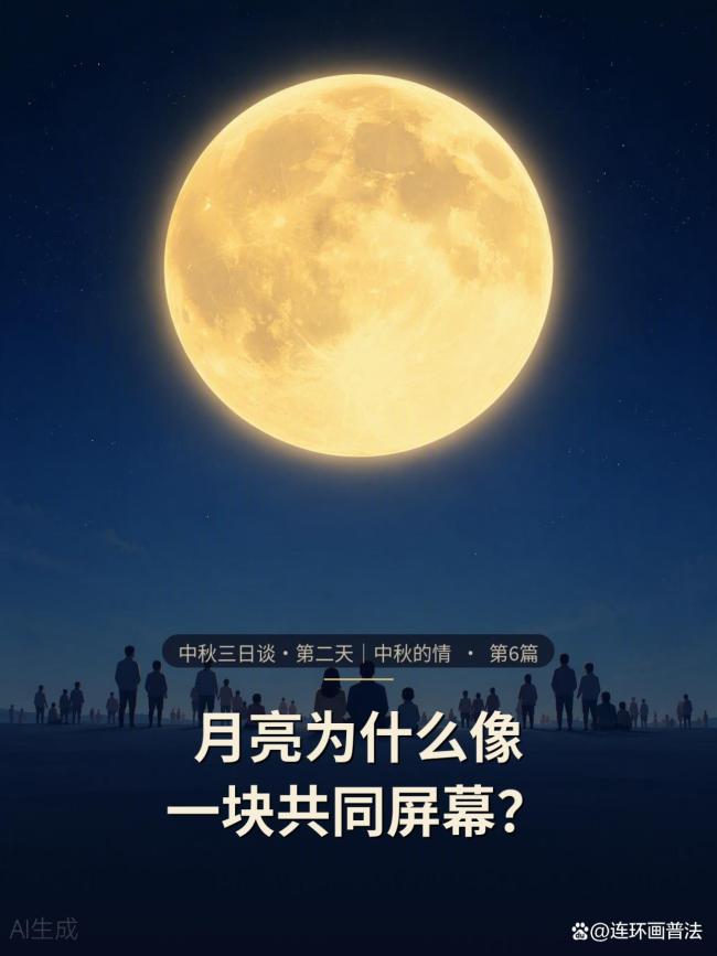 媒体：月亮是最早的“朋友圈” 共同观看的起源