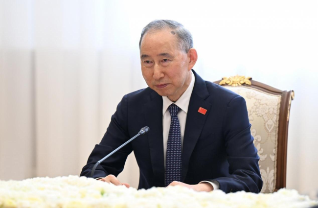 乌兹别克斯坦共和国总统米尔济约耶夫亲切会见龙宇翔