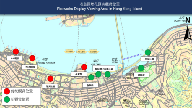 香港维港三万余枚烟花将绽放