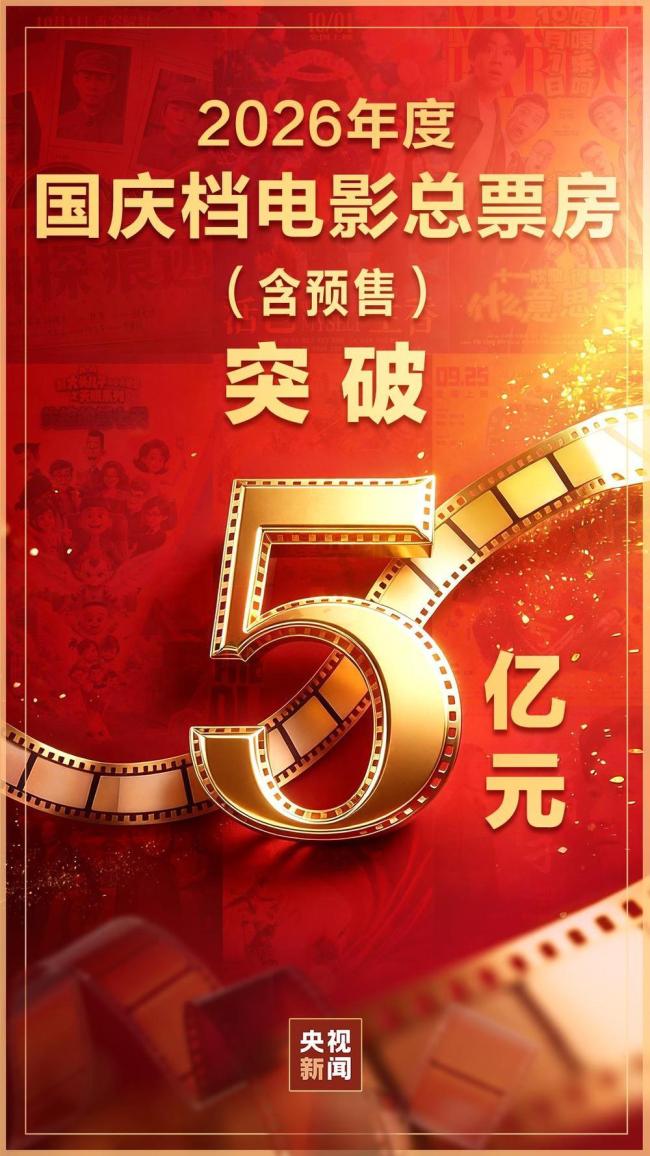 国庆档票房已超5亿元