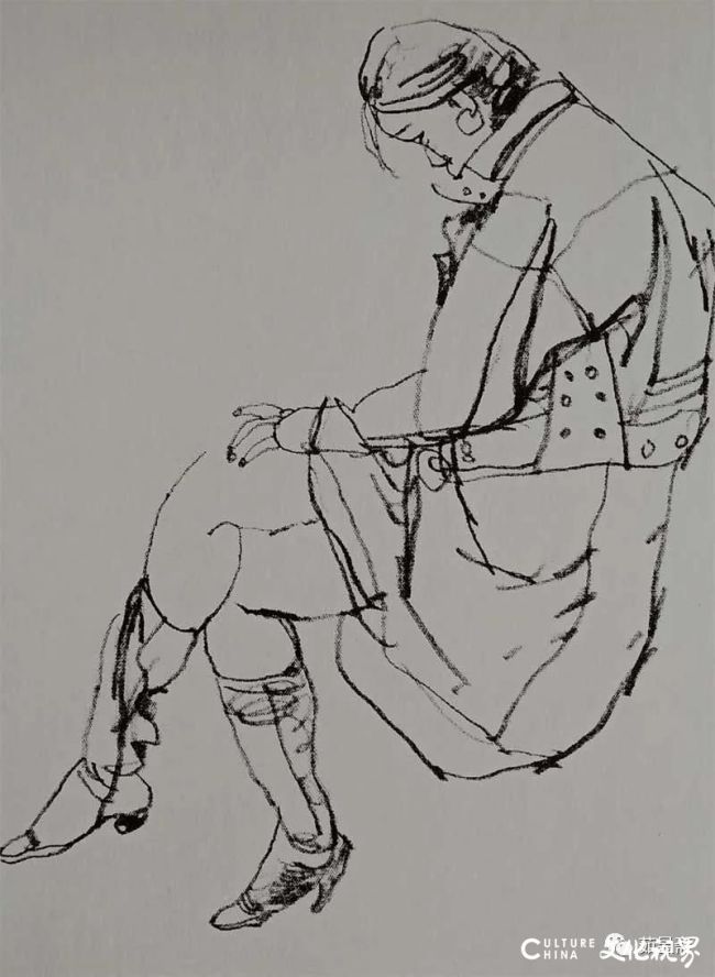 著名画家岳海波谈美术教学中速写的重要性