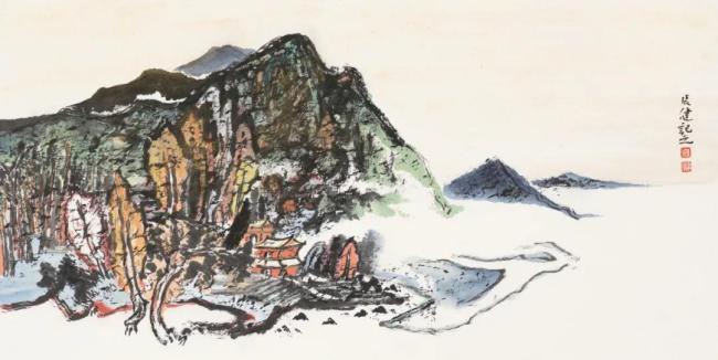 “春和景明——水墨五人展”3月26日将在济南开展，青年画家张健以山水入展