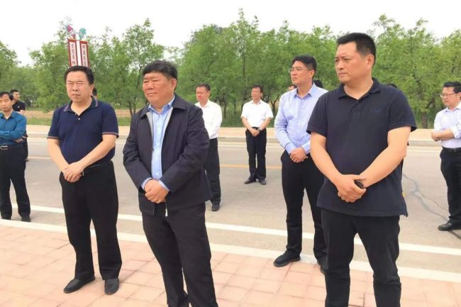 樊廷雷刘德杰王峰等现场观摩德州乐陵市枣林护航专项行动工作成果