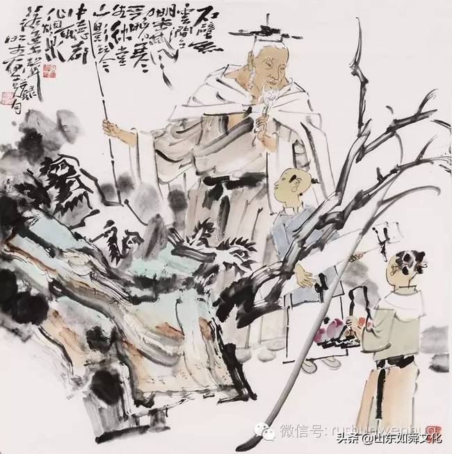 水墨酣畅,气韵生动——赏读著名画家于新生的写意水墨人物画