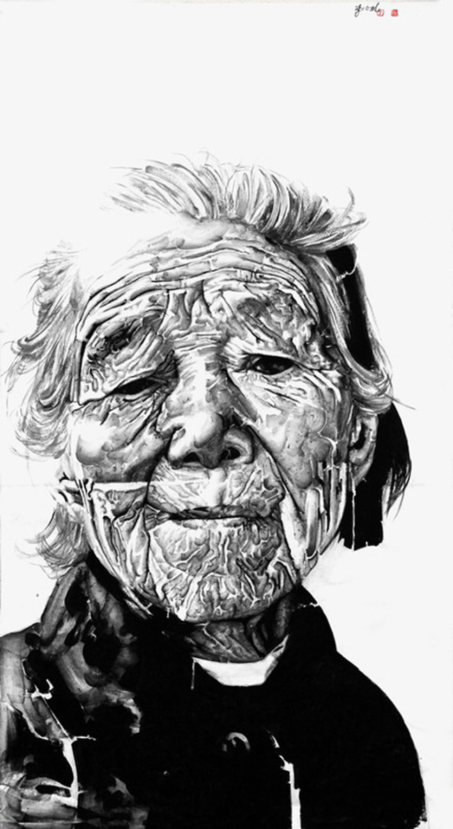 她是我依赖一生的扶手——著名画家李兆虬笔墨中的中国母亲