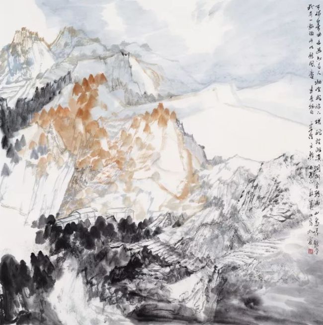 青年画家孙文韬:渴笔山水画技法浅识