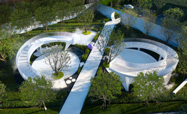 凭借前卫的设计艺术和创意济南融创未来壹号斩获美国缪斯景观设计类