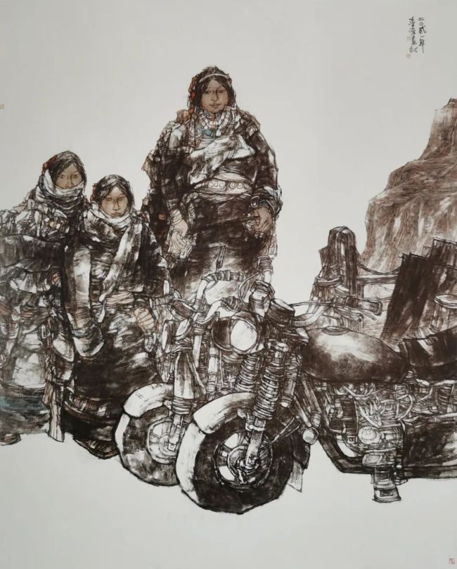 著名画家李伟笔下新时代藏族同胞的生活面貌与高原人文精神品读_山东站_中华网