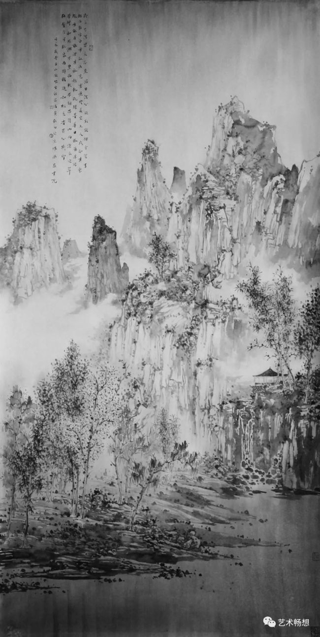 不随时俗转,不被古人迷——著名画家高波山水画意象解析_山东站_中华