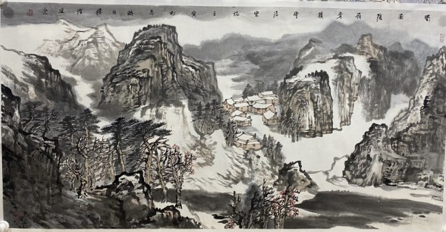 巴山蜀水无限情  　　——与张跃进山水画作品对话　