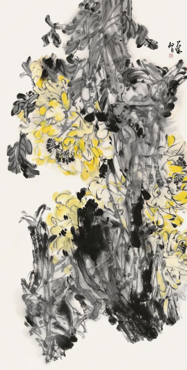 雄浑大气,笔墨纵横——品读著名画家蔡智写意花鸟画艺术_山东站_中华