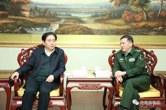 王宏志走访慰问山东省军区，向广大官兵致以新春祝福