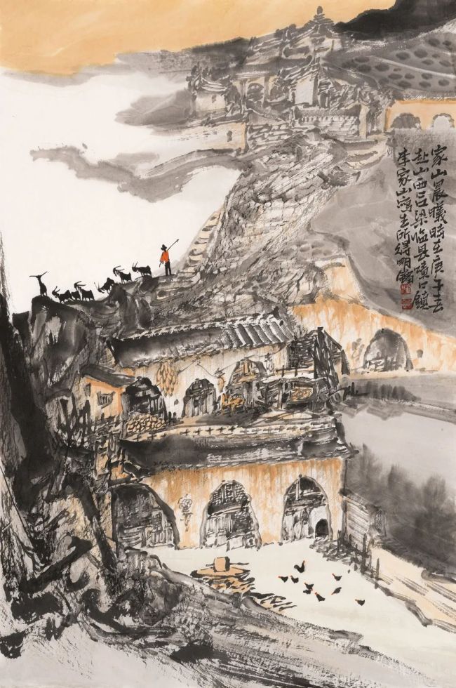 心静意方远,著名画家刘明雷应邀参展玉兔呈祥——中国当代书画名家