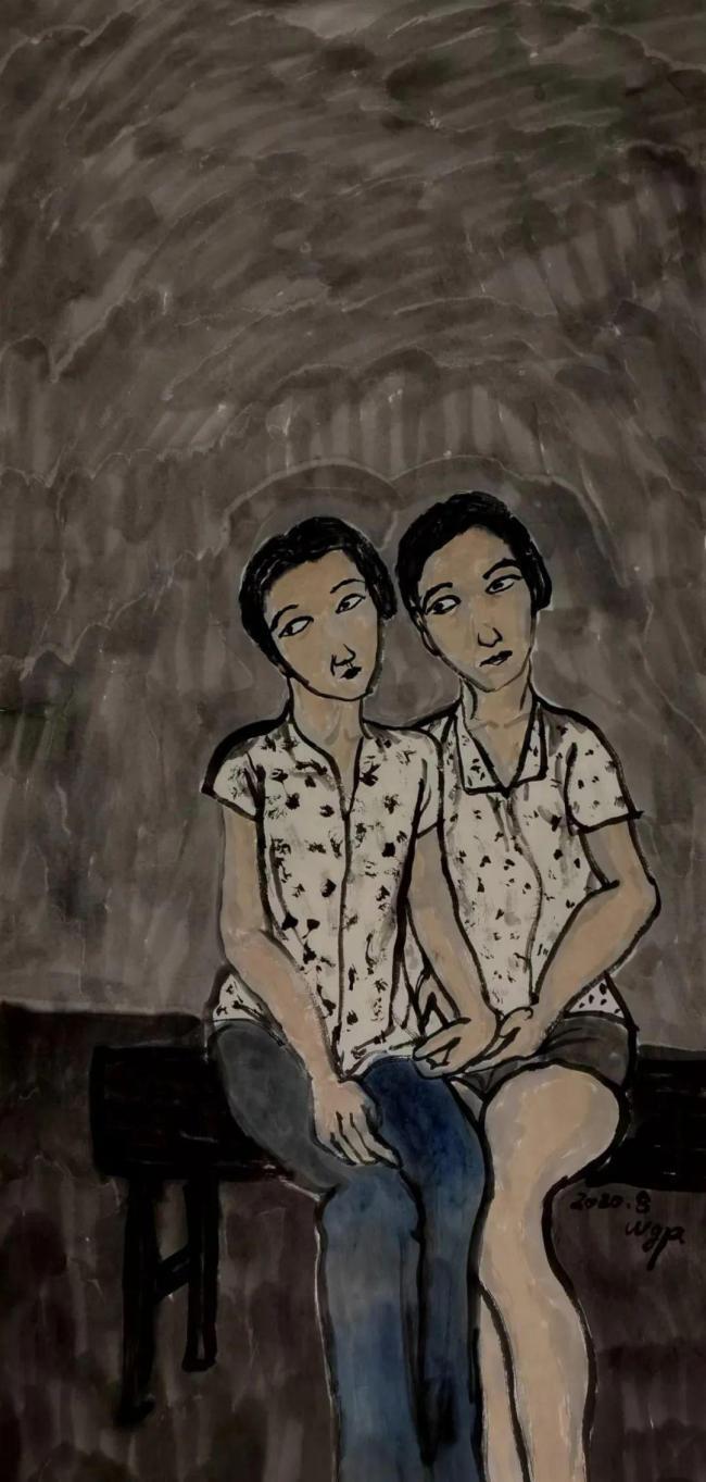 审丑派？博士画看不懂？画家吴国平作品引发网友热议_山东站_中华网