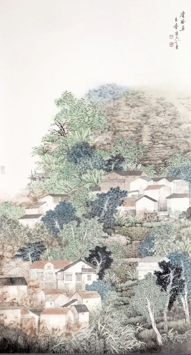 陳危冰樂山樂水鄭山麓陳危冰中國畫作品品鑑展