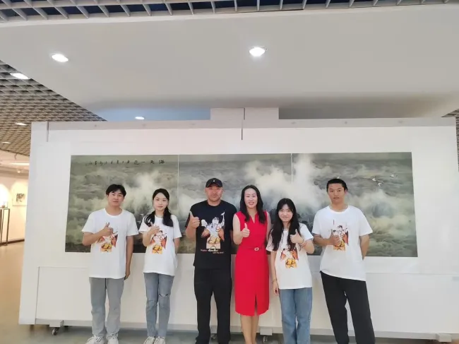 锦伦文化助力艺术青岛建设！“醉美青岛 精彩崂山“艺术品展在青开幕