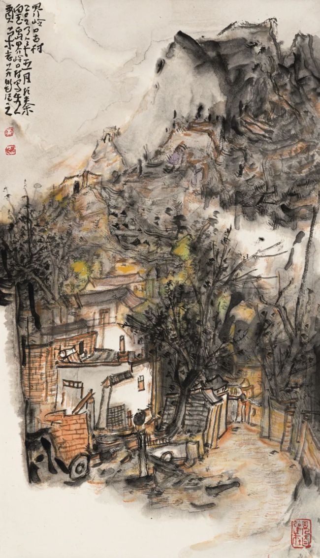 边走边画贾荣志中国画写生作品展8月30日9月26日江苏淮安市文化馆展出