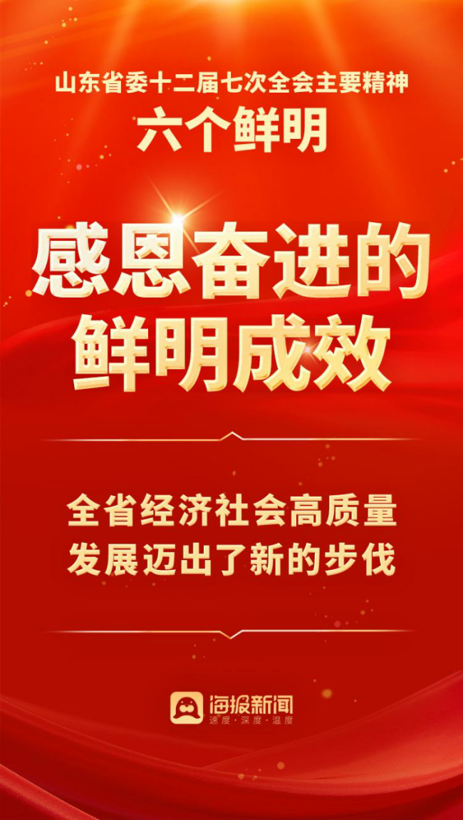 10个关键词解读山东省委十二届七次全会