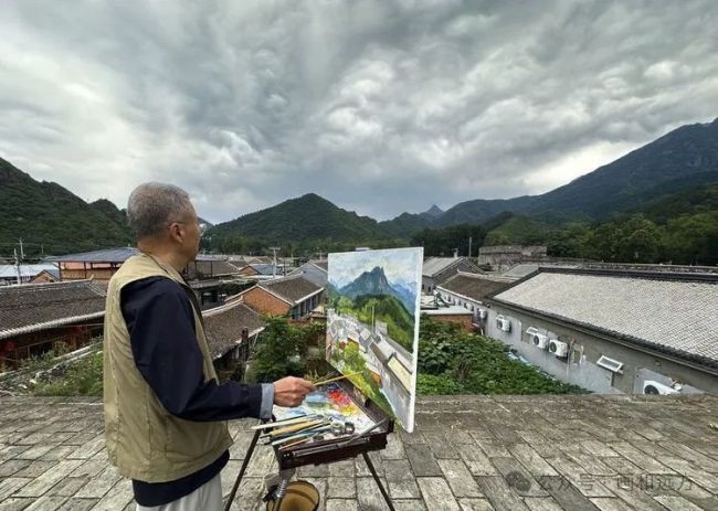 孙立新·油画写生丨从野外带来自然的芬芳，用色彩凝固动人的瞬间